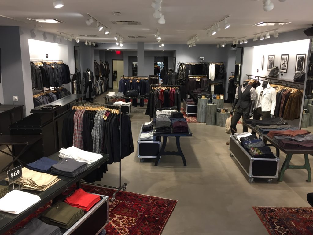 John Varvatos Orlando Premium Outlets PPD Construction